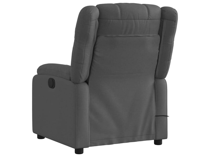 Fauteuil inclinable de massage électrique gris foncé tissu shl24873 - Conforama E
