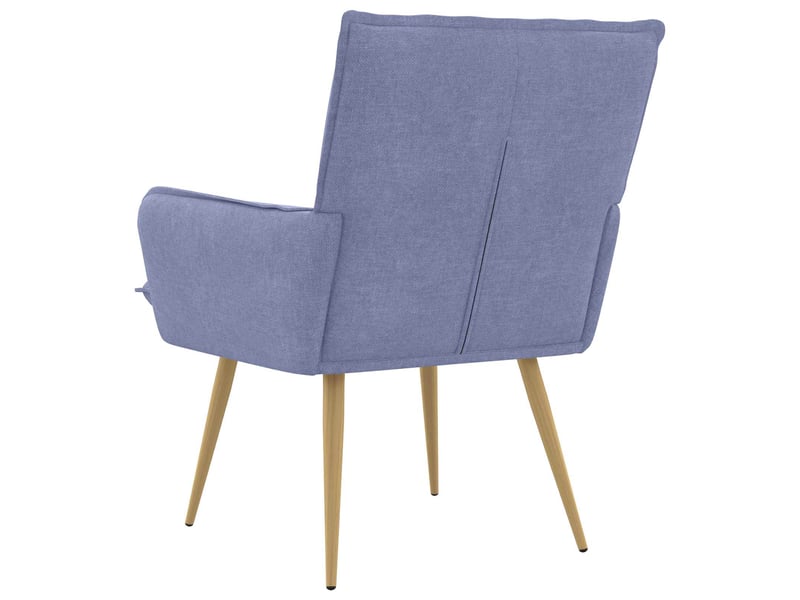  Vidaxl fauteuil bleu denim tissu  - Conforama E