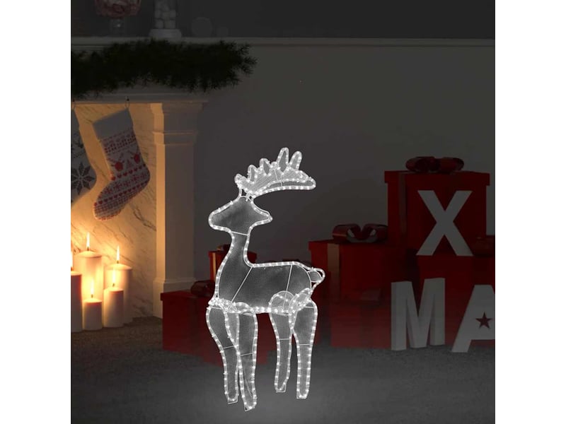  Décoration de noël de renne avec maille 306 led 60x24x89 cm  - Conforama B