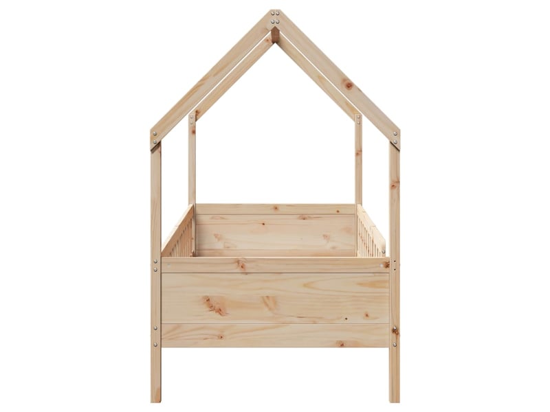  Cadre de lit d'enfants - lit jeune forme de maison sans matelas pin  - Conforama E