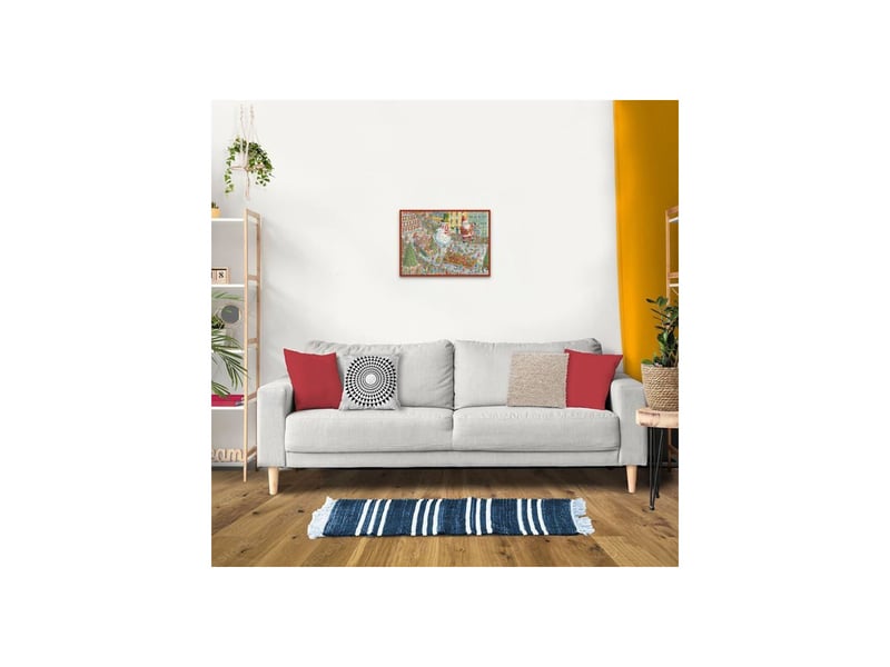  Puzzle 500 pieces scene de fete hiver avec formes de pieces uniques RAV1747759269338 - Conforama E