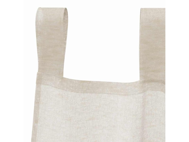  Lot de 2 rideaux en voile, voilage couleur sable 260 x 140 cm polyester cf43892  - Conforama E