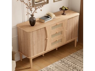 Buffet 3 tiroir(s) coloris marron