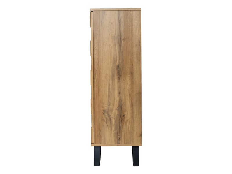  Meuble à chaussures moderne, 5 compartiments, étagères réglables, 80,5 × 35 × 109,5 cm  - Conforama D