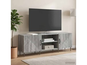 Meuble tv coloris gris 150 cm <strong></strong>  <strong></strong>
