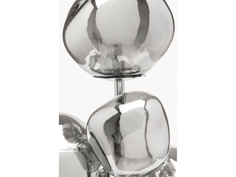 lampe burbuja 65cm chromée  - Conforama C
