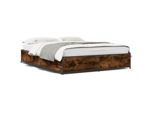 Lit 2 places 120x190cm    coloris marron