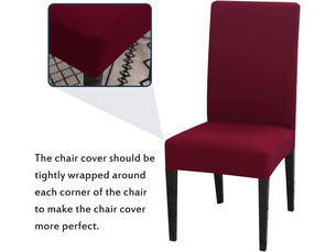 Housse de chaise - cet lot de 4 housses de chaises de restaurant est élastique, amovible et lavable. Il protège et décore les chaises de salle à manger et con, multicolore