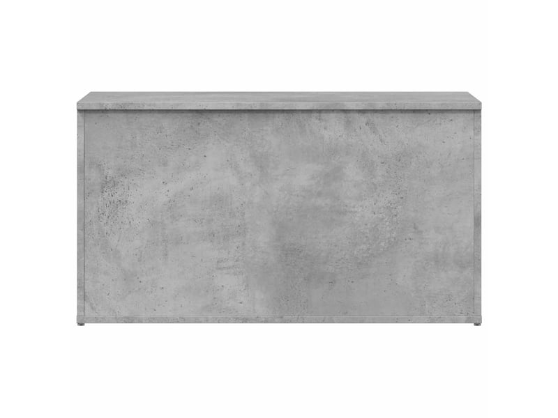  Coffre de rangement, boîte de rangement gris béton 84x42x46 cm bois d'ingénierie  - Conforama D