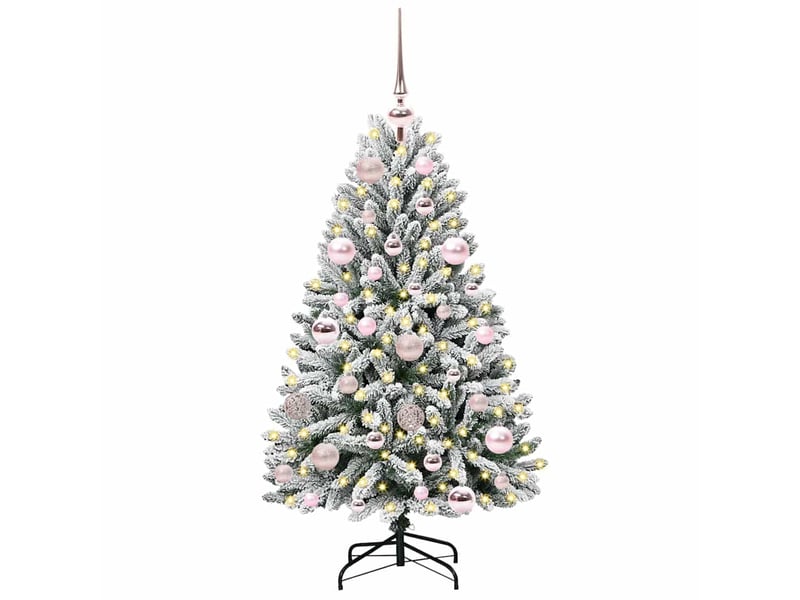  Sapin de noël, arbre de noël artificiel 120 cm 150 led blanc chaud shl6571  - Conforama C