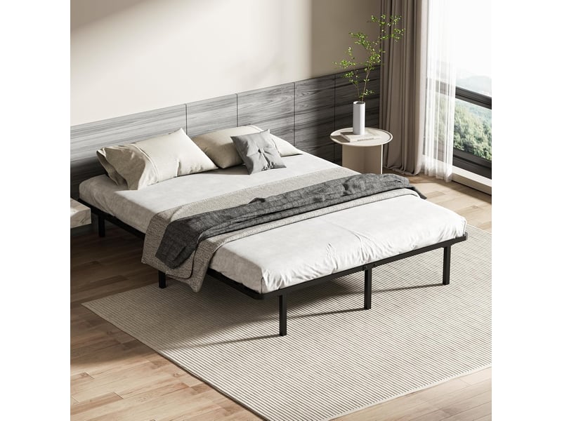 Ensemble matelas à ressorts + sommier avec lattes larges 160x200cm, epaisseur du matelas 20cm - Conforama E