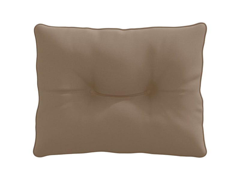 Coussin de dos, coussin de dossier putten 100 % polyester taupe 60 x 40 x 10 cm cf54938 - Conforama D