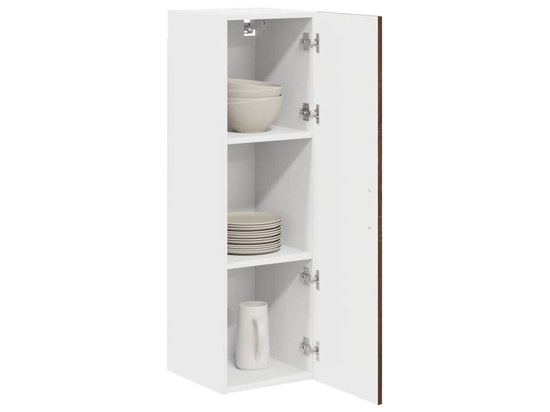 Meuble mural de cuisine | armoire de cuisine chêne brun 30x31x100cm - Conforama C