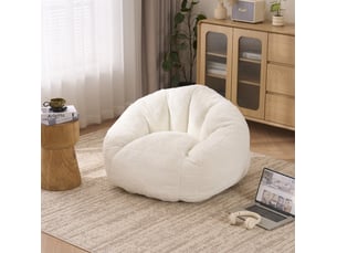 Fauteuil fixe <strong>MODENVIE</strong> <strong></strong> Polyester blanc vendu A l'unité