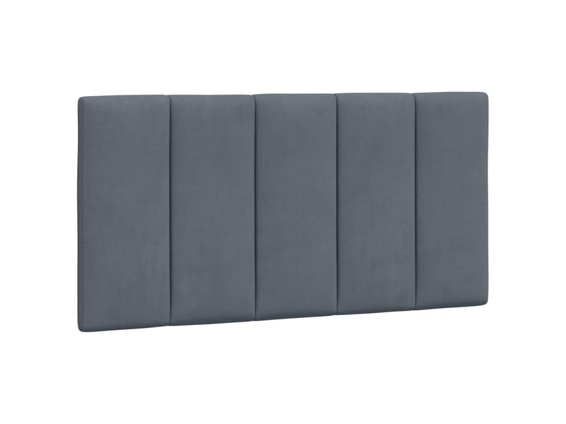  Lit avec matelas hanko gris foncé 100x200 cm velours  - Conforama E