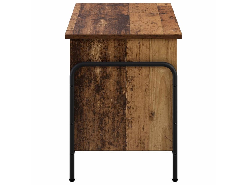  Boîte de rangement, coffre de rangement bois ancien 80x40x49,5 cm shl75558  - Conforama D