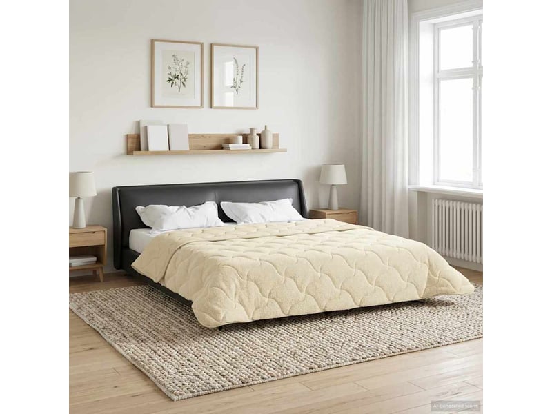  Duvet d'hiver - couette 220 x 260 cm hiver - couette crème respirant  - Conforama B