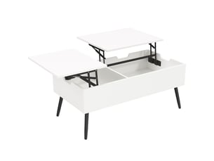 Table basse coloris blanc <strong></strong> <strong></strong>
