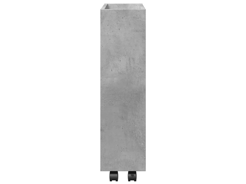  Chariot de rangement étroit pour bureau 3 niveaux gris béton shl71302  - Conforama E