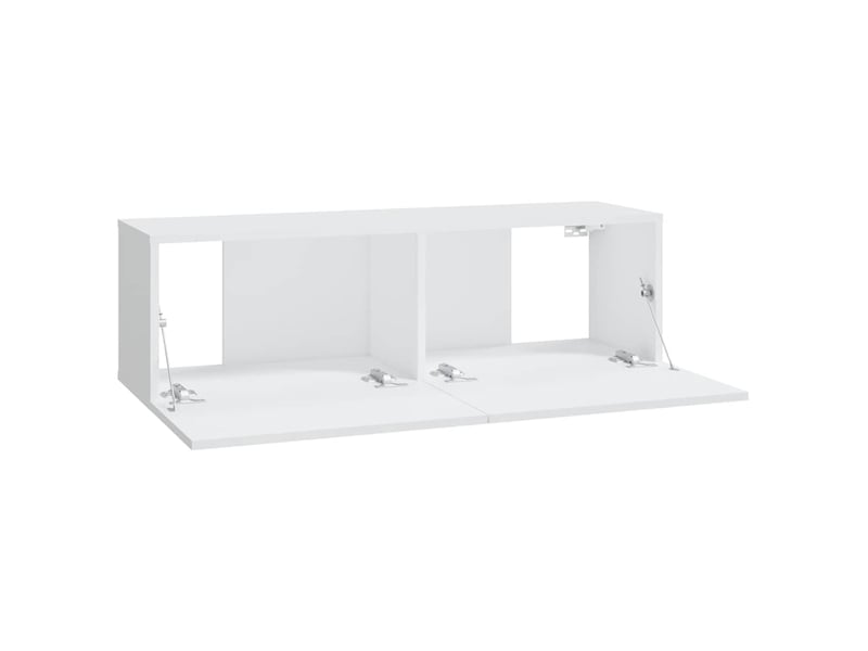  Ensemble de meubles tv - banc tv - meuble de rangement 6 pcs blanc bois d'ingénierie  - Conforama E