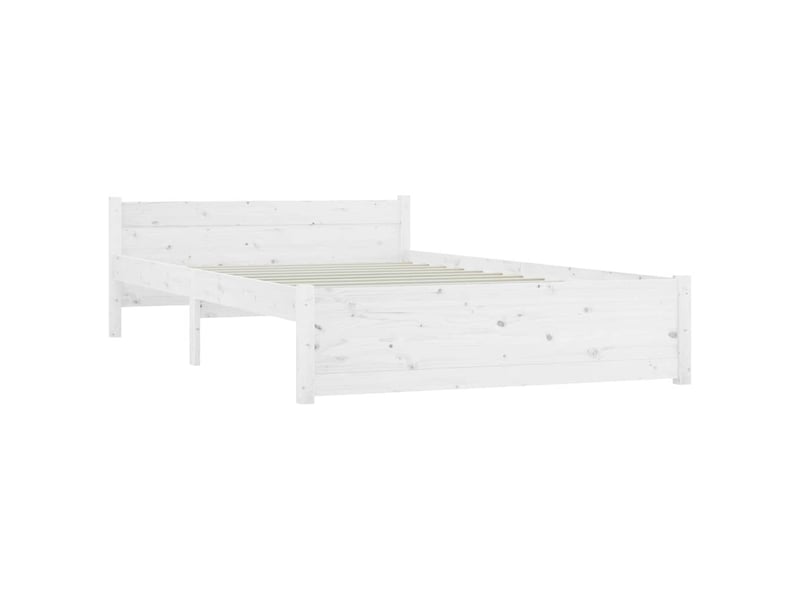 Lit double- lit adulte - cadre de lit sans matelas avec tiroirs blanc - Conforama D