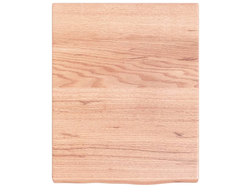  Comptoir de salle de bain, plan de travail marron 40x50x(2-4) cm bois traité cf65800  - Conforama C