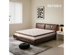 Matelas 160x200 cm <strong>ROYGBIV</strong>  <strong>MATELAS À RESSORTS ENSACHÉS</strong> Ressorts ensachés + mousse soutien Medium épaisseur 25 cm