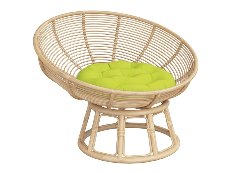  Coussin rond, coussin d'assise vert vif ø 60 x11 cm tissu oxford cf56636  - Conforama C