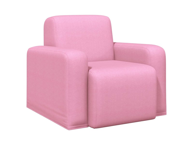  Vidaxl fauteuil rose tissu  - Conforama A