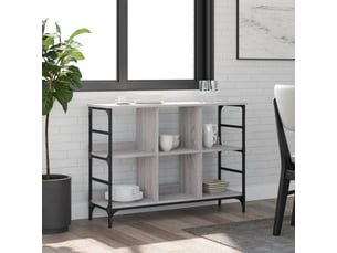Buffet - bahut - meuble de rangement sonoma gris 102x32x73,5 cm bois d'ingénierie