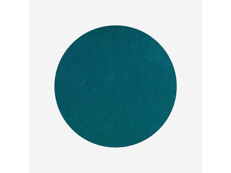 Tapis rond frisé pétrole anallergique salon milano unit pet101  - Conforama A