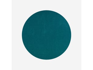 Tapis rond frisé pétrole anallergique salon milano unit pet101