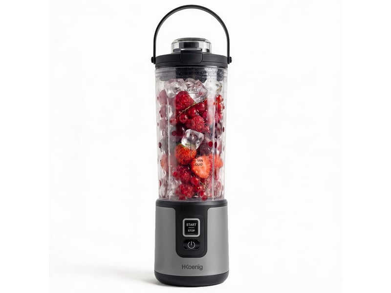  H.koenig mooth9 - mini blender portable sur batterie noir  - Conforama A