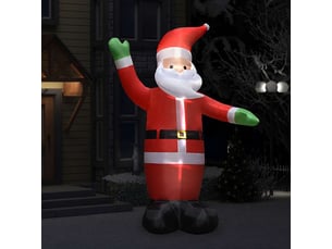 Père noël gonflable avec led décoration de noël ip44 3 m