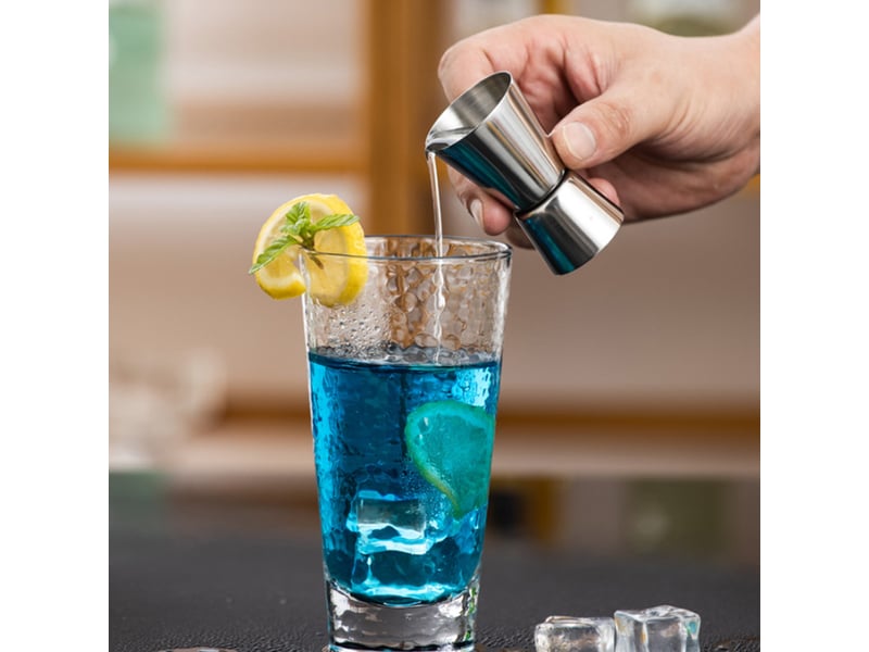  Doseur à cocktail double en acier inoxydable m  - Conforama B