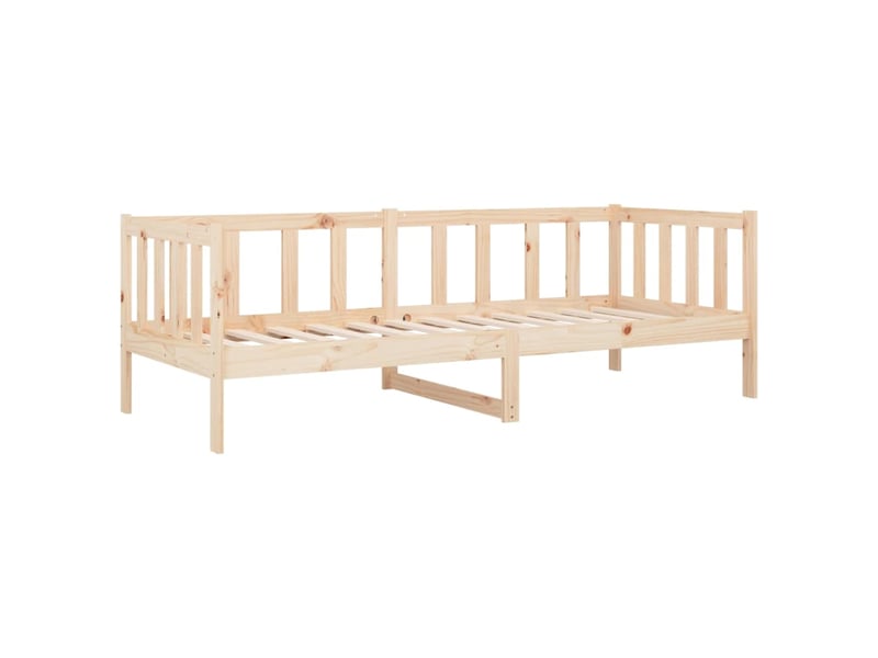 Lit simple- lit adulte - lit de jour sans matelas 80x200 cm bois de pin massif - Conforama D