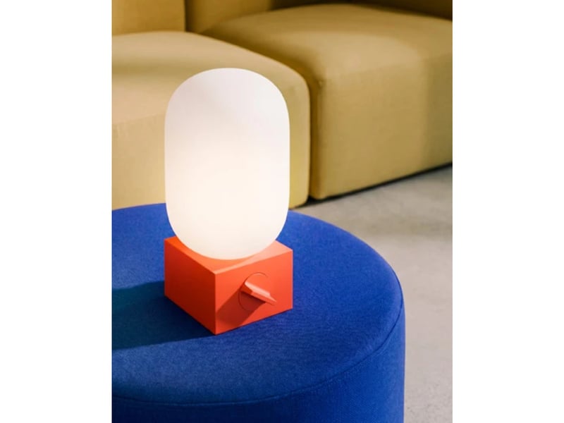  Lampe portable série pop light ipx4 avec batterie externe usb-c et câble native union rouge POP-LIGHT-ARD - Conforama B