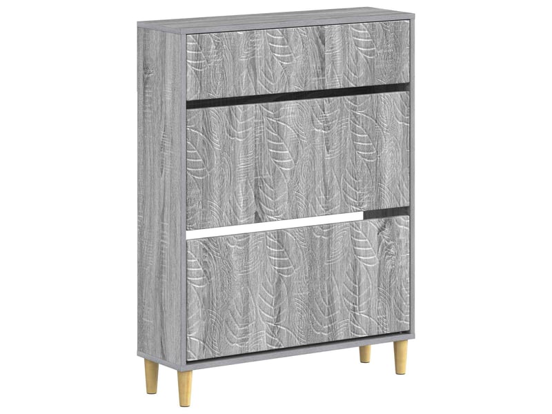  Meuble à chaussures, armoire à chaussures delft 78x24x103 cm bois d'ingénierie shl3777  - Conforama A