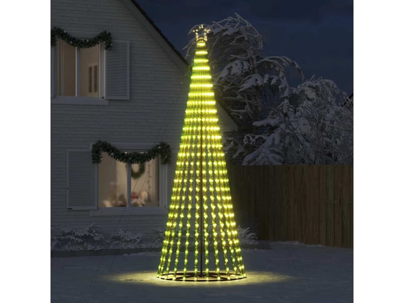 Sapin de noël, arbre de noël à led 1028 led blanc chaud 403 cm - Conforama C