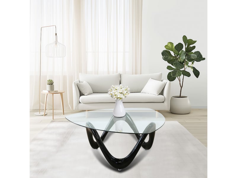  Table basse de salon noire - niagara Niagara01 - Conforama B