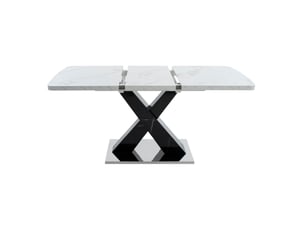 Table basse rectangulaire coloris bicolore <strong>HAUSS SPOLE</strong> <strong></strong> - 80 cmx120 cm