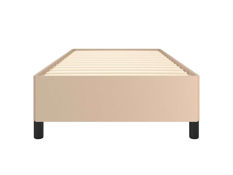  Lit simple- lit adulte -  cadre de lit sans matelas cappuccino 100x200 cm similicuir  - Conforama D