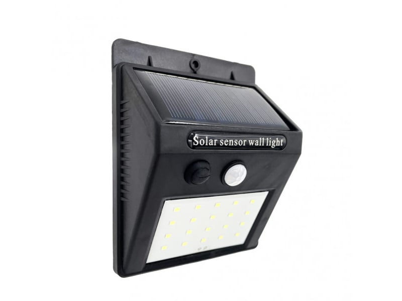 Applique extérieure solaire led fabrilamp kira 200 lm 5000 k ip55 détecteur mouvement noire 166663009 - Conforama A