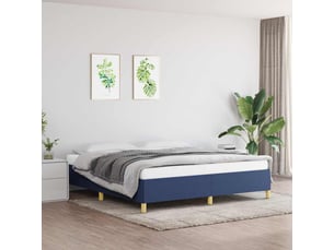 Lit 2 places 160x200 cm coloris bleu