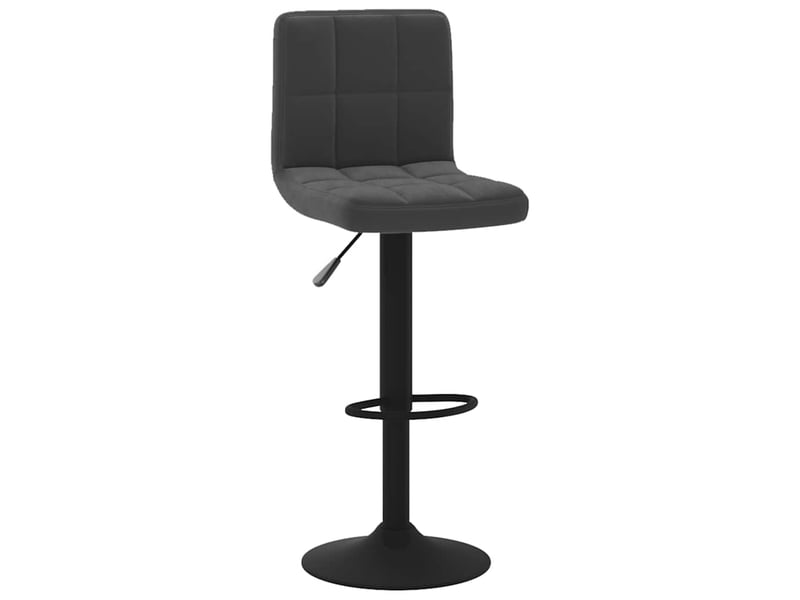  Lot de 2 tabouret de bar, chaise de bar noir velours shl99809  - Conforama C