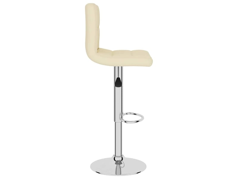  Lot de 2 tabouret de bar, chaise de bar crème tissu shl36896  - Conforama E
