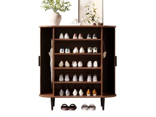 Buffet 2 porte(s)  0 tiroir(s) TCQPZ  - 85 cm coloris naturel 