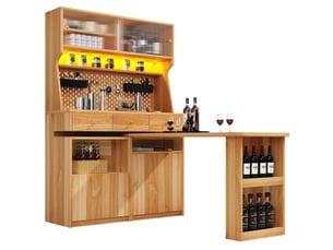 Bibliotheque coloris naturel <strong>BEAUNIV</strong> <strong></strong> - 137 cm x 177.7 cm