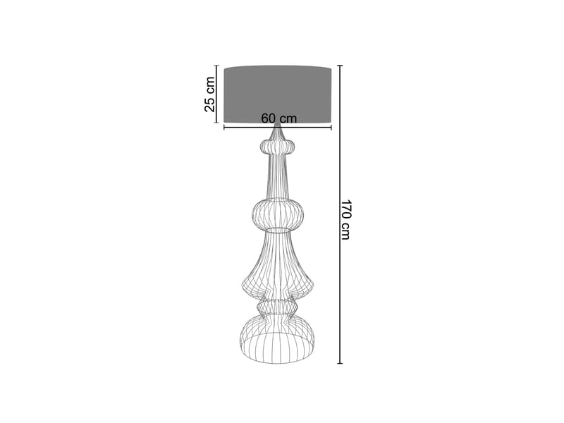  Lampadaire tissu cylindre pagoda beige d60 cm 51250 - Conforama D