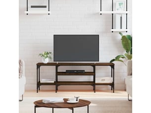 Meuble tv coloris marron 121 cm <strong></strong>  <strong></strong>